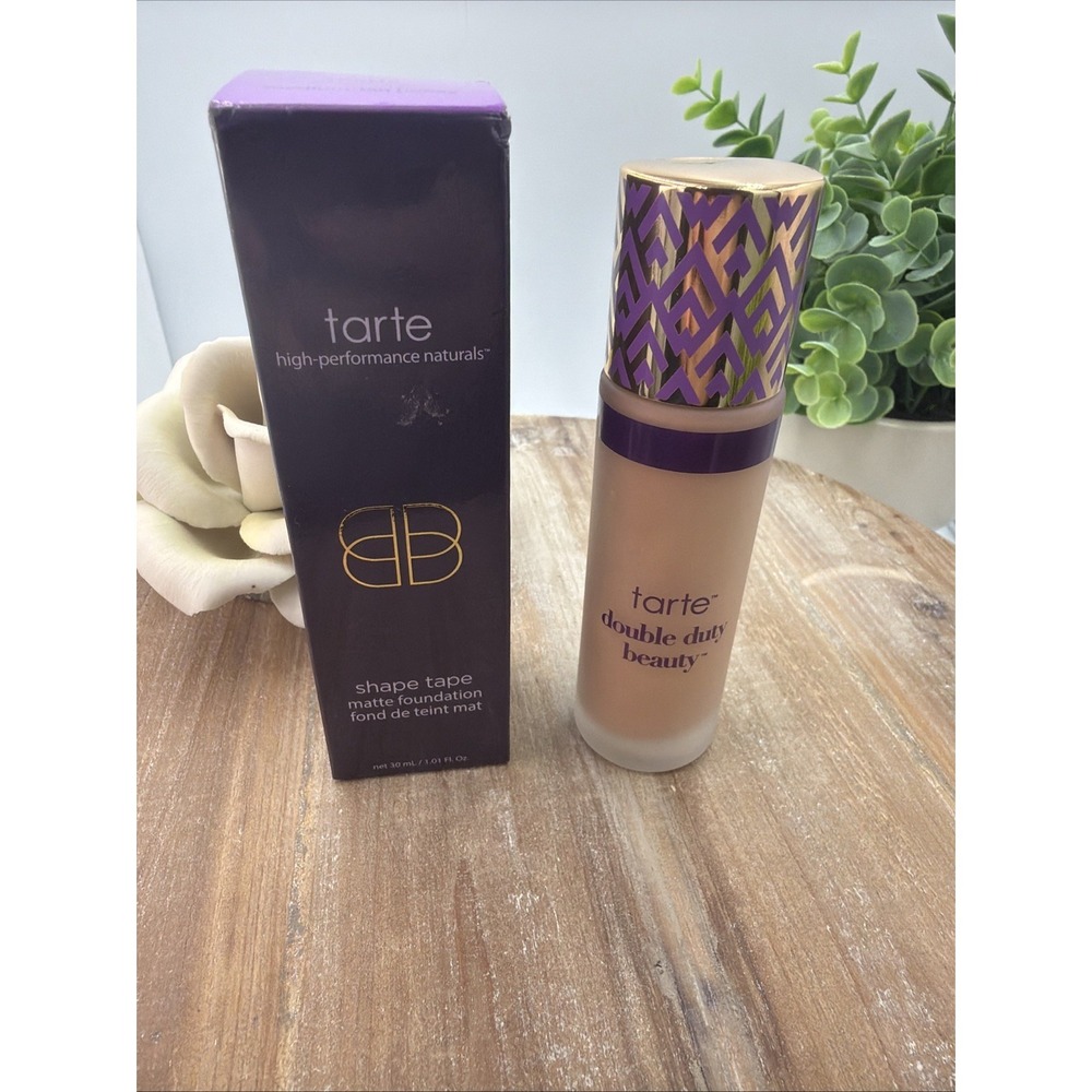 Tarte Double Duty Beauty Shape Tape Matte Foundation 37H Medium Tan Honey